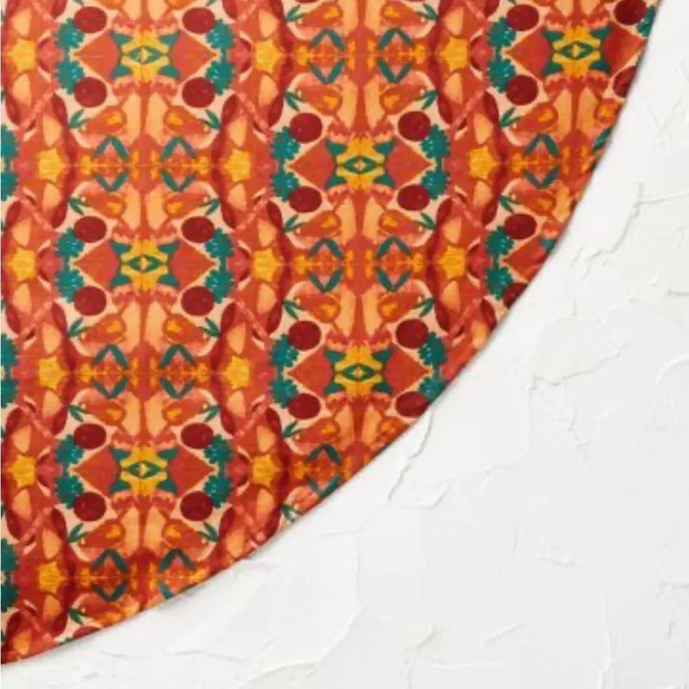 Opalhouse 70" Cotton Calling In The Abundance Round Table Cloth - Picture 3 of 7